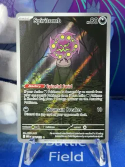 2025 Pokemon Spiritomb Mega Evolution Illustration Rare #148 TCG - Image 1