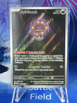 2025 Pokemon Spiritomb Mega Evolution Illustration Rare #148 TCG - Image 3