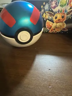 Pokemon Pokeball Tin EMPTY Display Container (NO PACKS) - Image 1