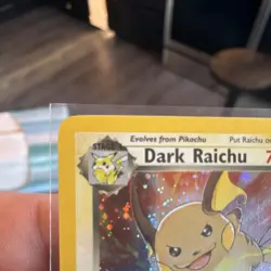 Pokemon Dark Raichu 83/82 Team Rocket 1st Edition Secret Rare Holo WOTC 2000 - Image 2