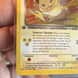 Pokemon Dark Raichu 83/82 Team Rocket 1st Edition Secret Rare Holo WOTC 2000 - Image 5