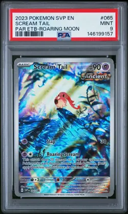 2023 POKEMON SVP ULTRA-PREMIUM COLLECTION #065 SCREAM TAIL PSA 9 - Image 1