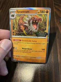 Pokemon Perfect Order Prerelease Lot X3 Tyrantrum MEP 066 Stamped Black Star - Image 2