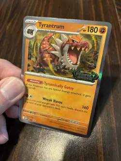 Pokemon Perfect Order Prerelease Lot X3 Tyrantrum MEP 066 Stamped Black Star - Image 3