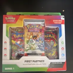 Pokemon First Partner Illustration Series 1. 2 booster pack, 1 promo pack - Image 1