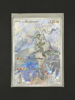 Pokemon - N's Reshiram 167/159 Journey Together - Stamped Illustration Rare- NM - Image 1