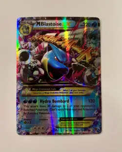 Pokemon M Blastoise EX 30/146 XY Ultra Rare Mega Holo 220 HP Card - Image 1