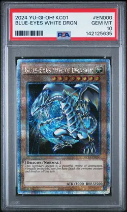 2024 YU-GI-OH! KC01-25TH ANV ULTIMATE KAIBA SET BLUE-EYES WHITE DRAGON PSA 10 - Image 1