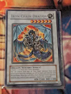 Iron Chain Dragon CSOC unl Yu-Gi-Oh LP/NM - Image 1