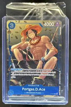 2025 One Piece The Best Vol. 2 Portgas D. Ace Promo Sealed #P-074 - Image 1