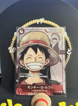 Monkey D Luffy P-001 25th Anniversary ONE PIECE **Japanese** - Image 1