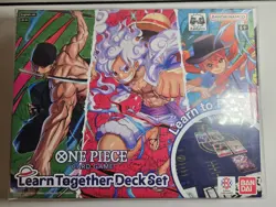 One Piece Learn to Play Together Deck Set Never Been Opened - Image 1
