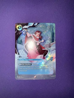 Disney Lorcana Winterspell Belle Snowfield Strategist 236/204 Enchanted Rare - Image 1