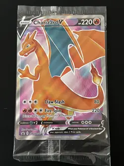 Charizard V SWSH050 SWSH: Sword & Shield Promo Cards Holo Sealed - Image 1
