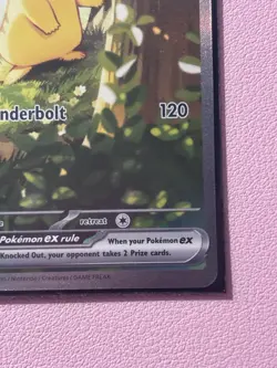 Pokemon Pikachu EX 200 HP Thunderbolt ASC EN 276/217 Holo Card - Image 2