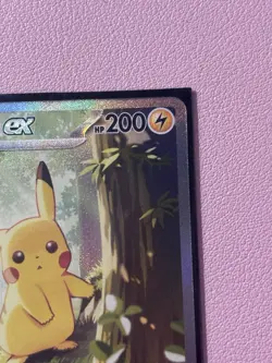 Pokemon Pikachu EX 200 HP Thunderbolt ASC EN 276/217 Holo Card - Image 4