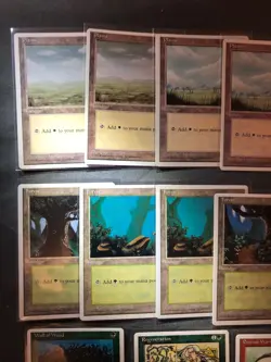 35x MTG Magic the gathering ALTERNATE 4th Edition Cards w/2x Lightning Bolt NM - Image 2