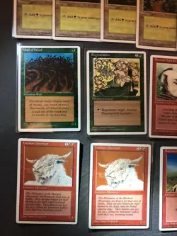 35x MTG Magic the gathering ALTERNATE 4th Edition Cards w/2x Lightning Bolt NM - Image 5