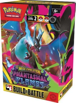 Pokemon TCG Trading Card Game Phantasmal Flames Build & Battle Box New - Image 1