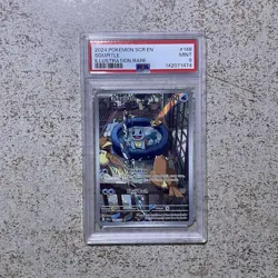 Squirtle 148/142 Stellar Crown Illustration Rare Pokemon Card PSA 9 MINT - Image 1