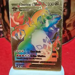Pokemon Charizard VMAX Secret Rare Holo Card 74/73 Champions Path 330 HP - Image 2