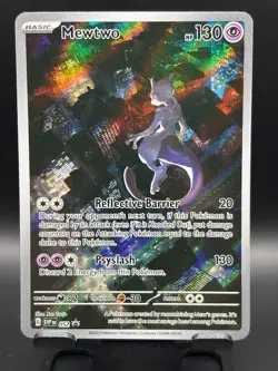 Mewtwo 052 Scarlet & Violet 151 Promo Holo Pokemon TCG Card - Image 1