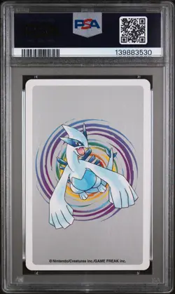 2000 POKEMON SILVER VERSION PLAYING CARDS 4 OF SPADES #162 FURRET PSA 10 - Image 2