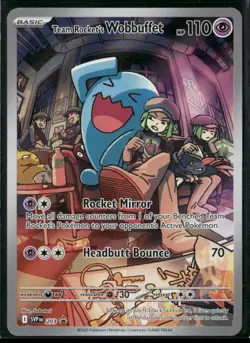 Team Rocket's Wobbuffet SV: Scarlet & Violet Promo Cards Promo,Holo tcg #203 - Image 1