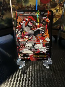 Pokemon TCG Team Magma's Groudon EX Holo Rare Card 15/34 Double Crisis - Image 1