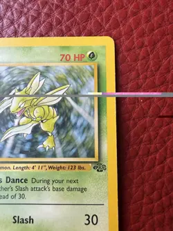 Scyther 1st Edition Jungle 26/64 Rare 1999 Pokemon TCG Card WOTC Vintage - Image 4