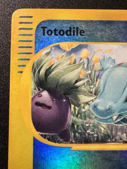 Totodile 134/165 Expedition Pokemon Card Reverse Holo Foil Rare HP - Image 3