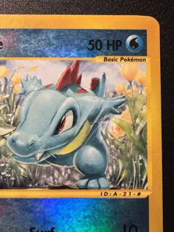 Totodile 134/165 Expedition Pokemon Card Reverse Holo Foil Rare HP - Image 4