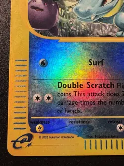 Totodile 134/165 Expedition Pokemon Card Reverse Holo Foil Rare HP - Image 5