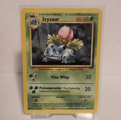Wizards Ivysaur Base Set Uncommon Pokemon Illus. Ken Sugimori Card 30/102 1999 - Image 1