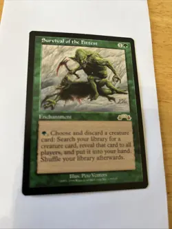 Survival of the Fittest Exodus Rare MTG Reserved List LP Magic Card 129/143 - Image 1