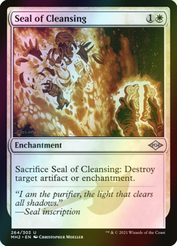 MTG Seal of Cleansing Foil ** Modern Horizons 2 ** English - Image 1