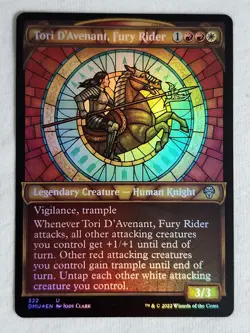 Tori D'Avenant, Fury Rider 322 (Showcase) Dominaria United Foil - Image 1