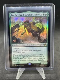 Leatherhead, Swamp Stalker - 272 - MTG: Teenage Mutant Ninja Turtles - Foil - NM - Image 1