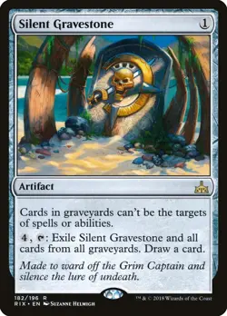 MTG Silent Gravestone ** Rivals of Ixalan ** English - Image 1