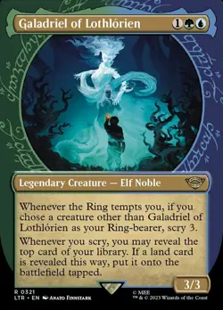 1 x Galadriel of Lothlorien - Foil - Showcase - Universes Beyond: The Lord of th - Image 1