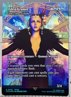MTG Magic Final Fantasy Edea Kramer - Teferi, Mage of Zhalfir SHOWCASE FOIL - Image 1
