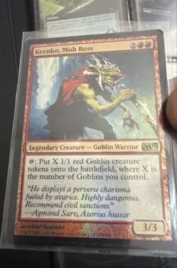 Krenko, Mob Boss Core Set 2013 (M13) Foil T6 - Image 1