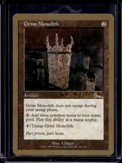 1999 Magic MTG World Championship Decks Grim Monolith #126 - Image 1
