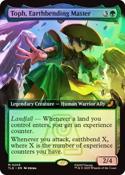 Toph, Earthbending Master Foil Extended Art Avatar: The Last Airbender NM MTG - Image 1