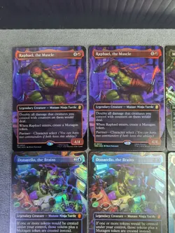 2026 MTG Commander: Teenage Mutant Ninja Turtles Foil Promos (X2 Of Each) (X10) - Image 3
