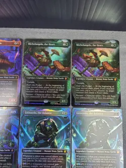 2026 MTG Commander: Teenage Mutant Ninja Turtles Foil Promos (X2 Of Each) (X10) - Image 4