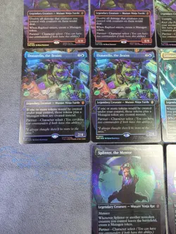 2026 MTG Commander: Teenage Mutant Ninja Turtles Foil Promos (X2 Of Each) (X10) - Image 5