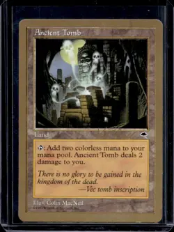 1997 Magic MTG Tempest Ancient Tomb #NNO - Image 1