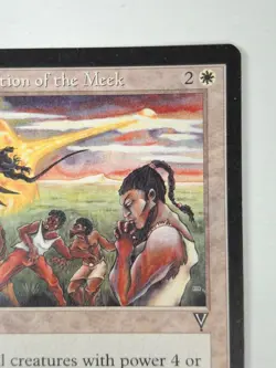 MTG Magic the Gathering English Visions Retribution of the Meek NM BB - Image 3