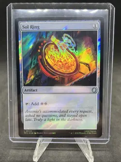 Sol Ring (Surge Foil) Commander: Teenage Mutant Ninja Turtles MTG MINT - Image 1